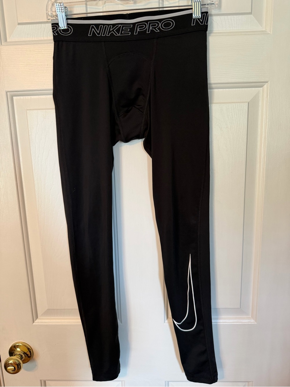 Nike Pro Dri-FIT Black Tight Fit Compression Leggings Size M Men's